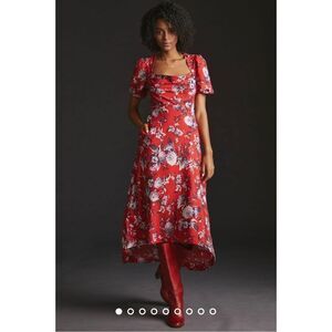 New Anthropologie x Maeve Puff-Sleeve Dress Size 12